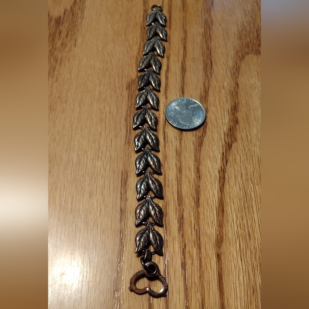 Vintage Solid Copper Designer Bracelet - image 6